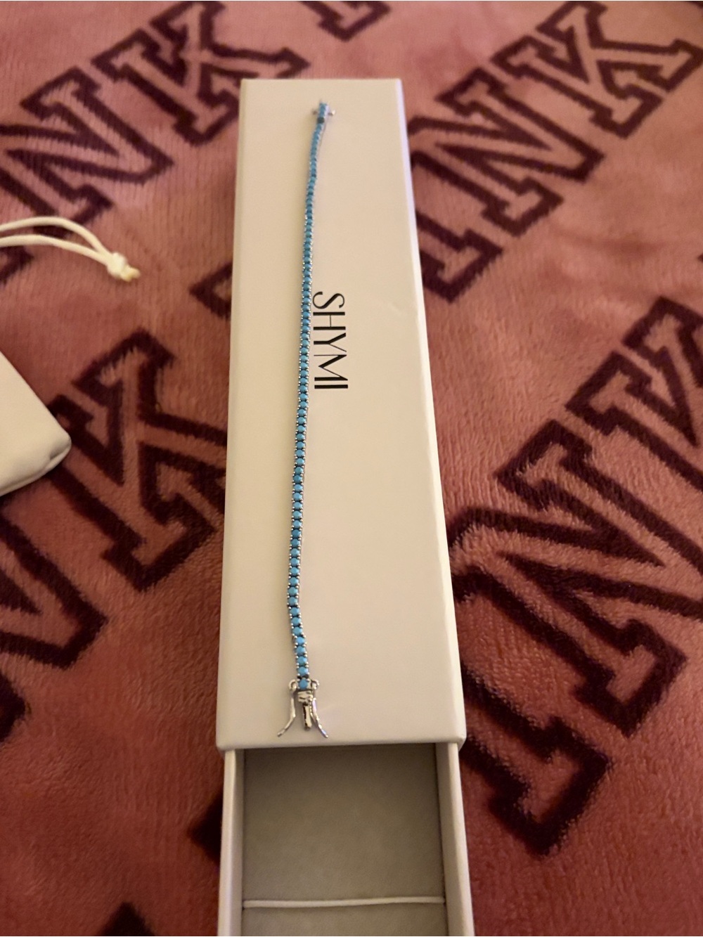 Classic 2MM Turquoise Necklace and Bracelet Set - Picture 7 of 9